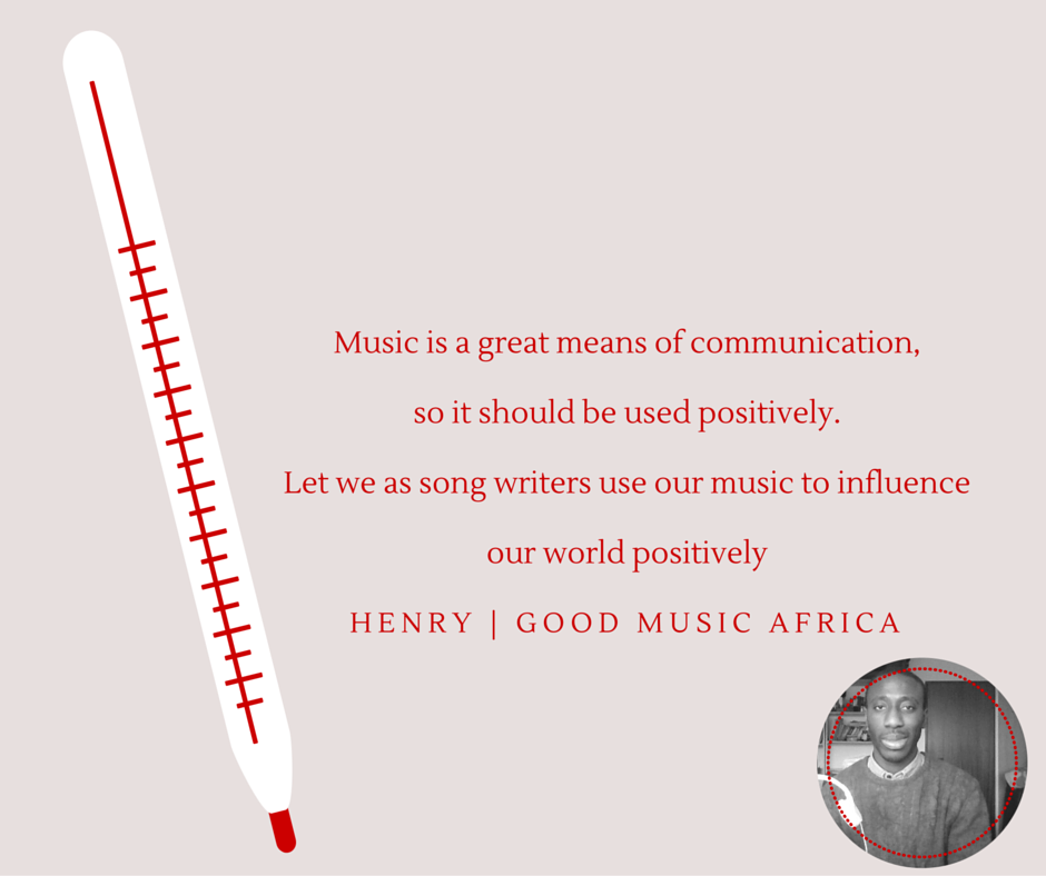 Music is great tool so it should be used positively