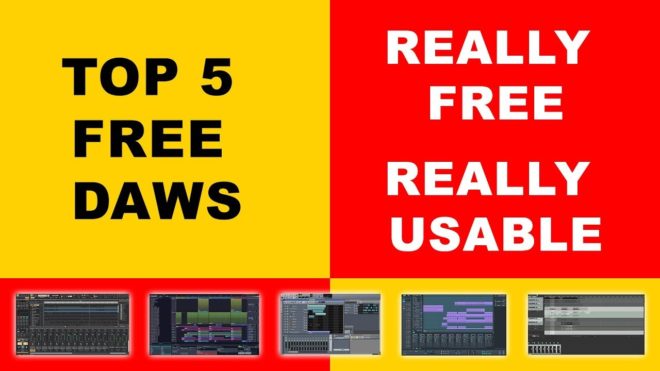 "Free Music Software" Top 5 Best FREE DAW Software For Music Production