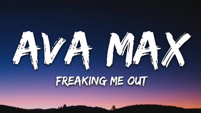 Lyrics-Video-Maker-Online-Ava-Max-Freaking Me Out Lyrics Lyric Video