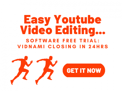 EASIEST Youtube Video Editing Software Free Trial Vidnami CLOSING in 24hrs