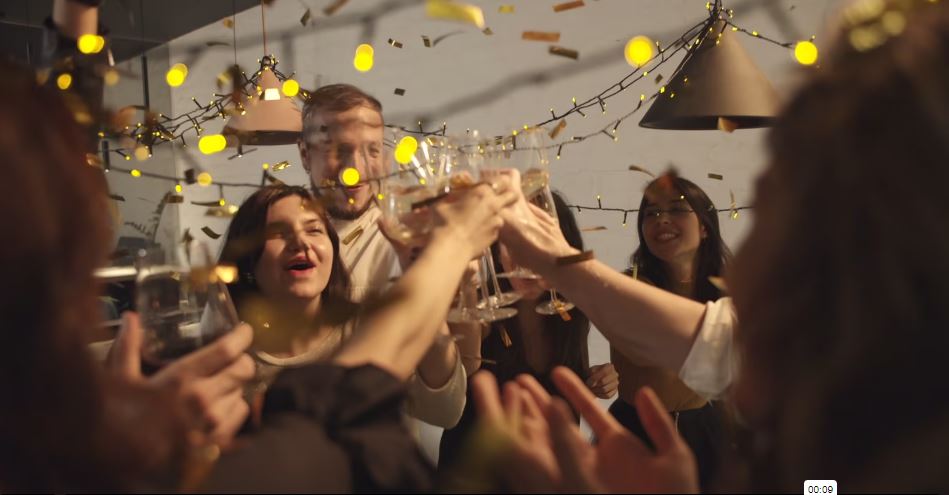 Birthday Song Soundtrack for Film -- People In A Party Raising Their Glasses For A Toss While Confetti Are Falling -- Video by cottonbro studio.jpg