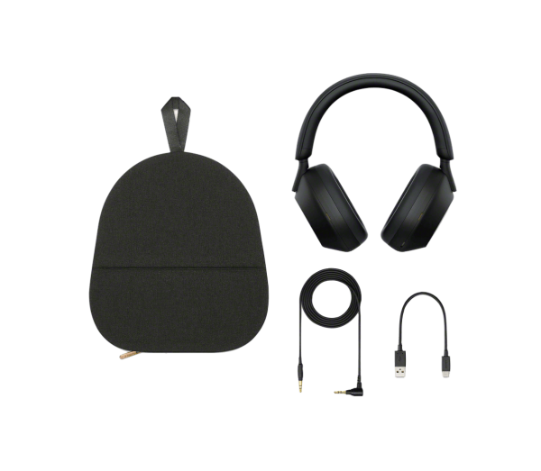 WH-1000XM5 Wireless Industry Leading Noise Canceling Headphones by Sony _ Black