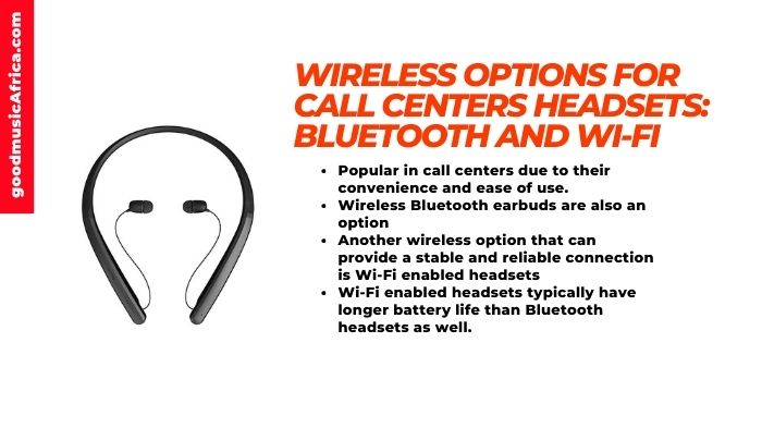 Wireless Options for Call Centers Headsets Bluetooth and Wi-Fi
